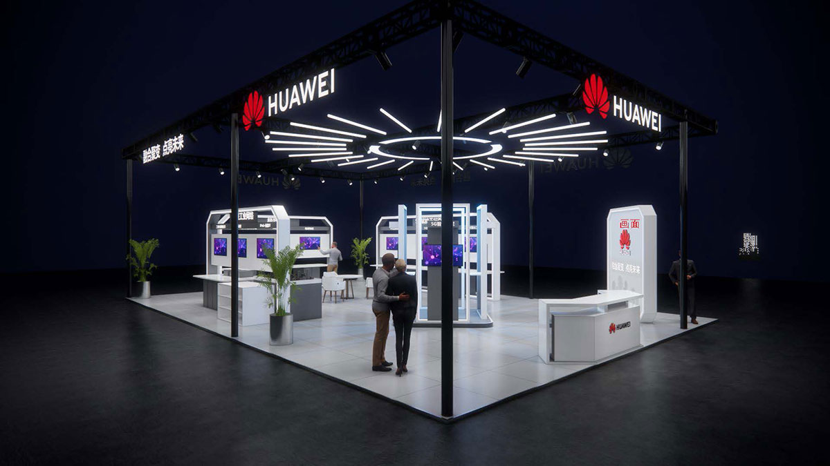 展臺(tái)搭建：華為-中國(guó)5G+工業(yè)互聯(lián)網(wǎng)大會(huì)